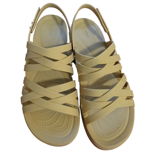 CROCS Shoes - Crocs Brooklyn Strappy Low Wedge